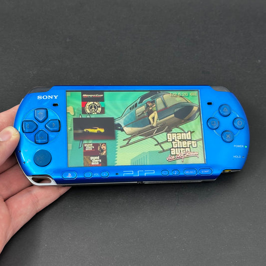 PSP 3000 (128GB) – 1050 Games | Vibrant Blue