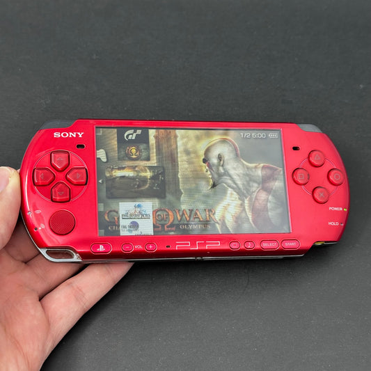 PSP 3000 (128GB) – 1050 Games | Radiant Red