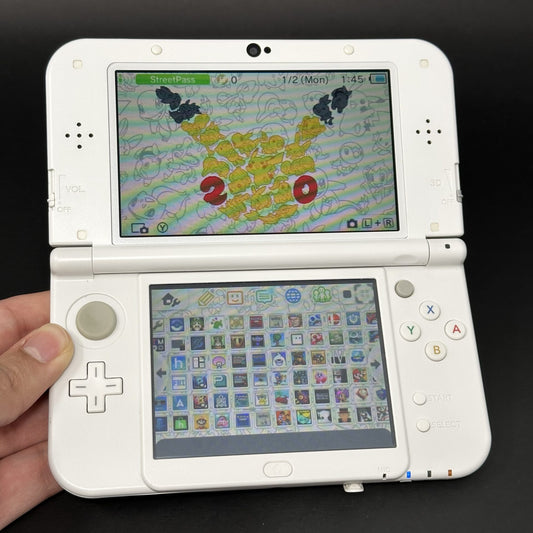 New 3DS Xl with 600+ Games | Pearl White