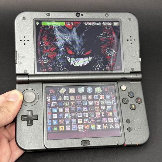 New 3DS Xl with 600+ Games | Metallic Black