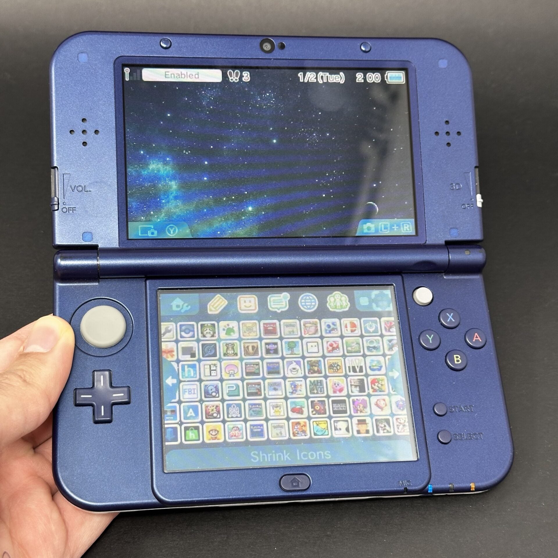 New 3DS Xl with 600+ Games | Metallic Blue