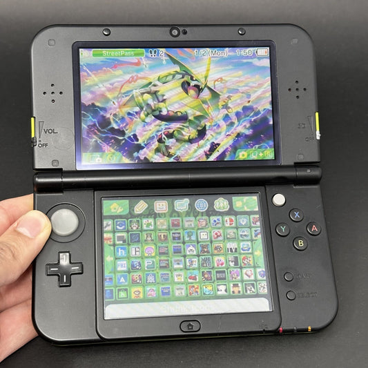 New 3DS Xl with 600+ Games | Lime and Black