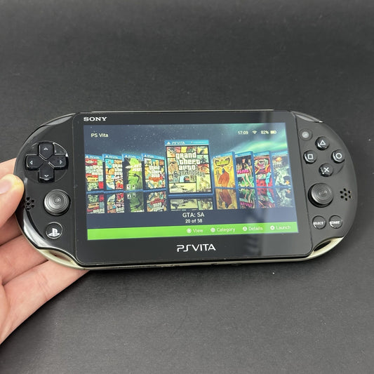 PS Vita Slim (128GB) – 580 Games | Khaki and Black