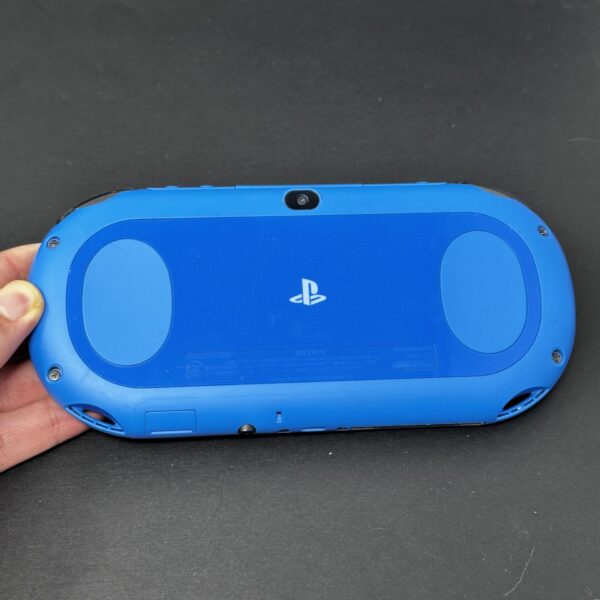 PS Vita Slim (128GB) – 580 Games | Black and Blue